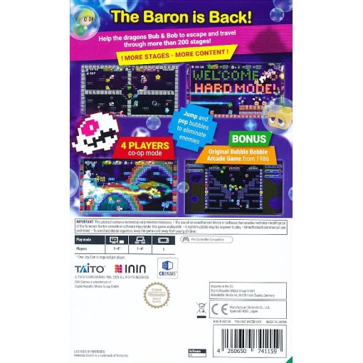 Bubble Bobble 4 Friends: The Baron is Back! (Nintendo Switch) - Image 2