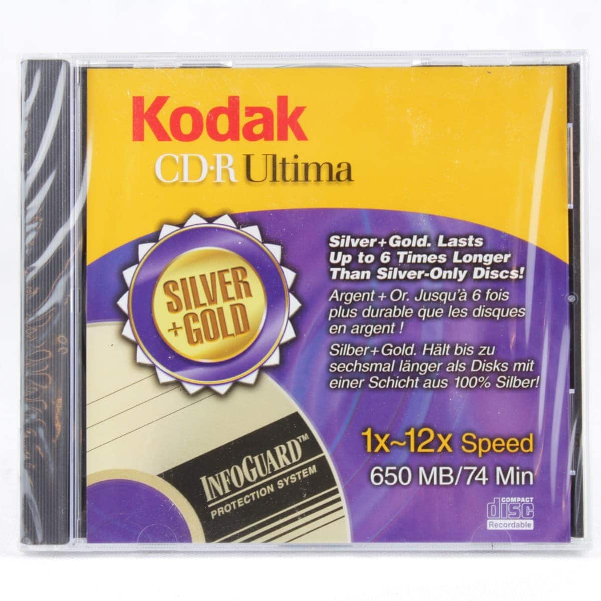 Kodak CD-R Ultima 650MB/74MIN - WTS Retro - Køb her