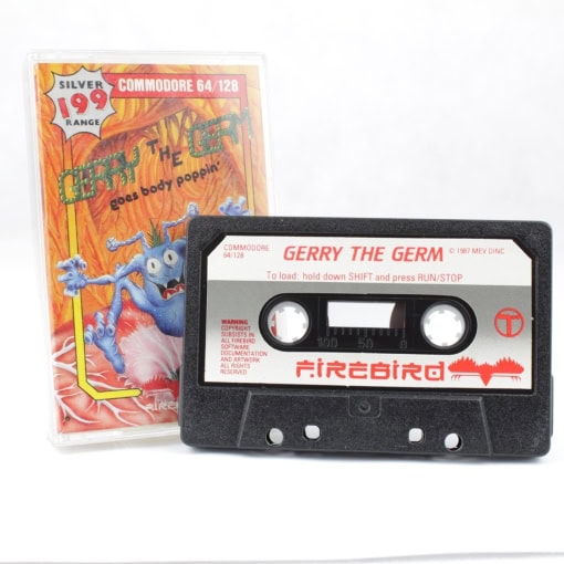 Gerry the Germ Goes Body Poppin' (C64, Cassette)