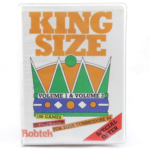 King Size Volume 1 & Volume 2 (Commodore 64, Cassette)