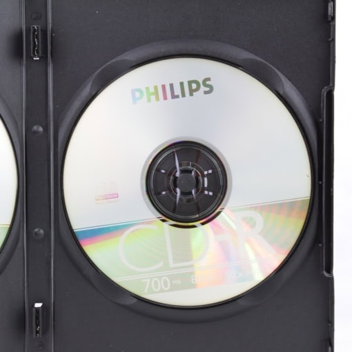 4 x Lumatron Double DVD Case + 8 stk Philips CD-R 700MB - Image 2