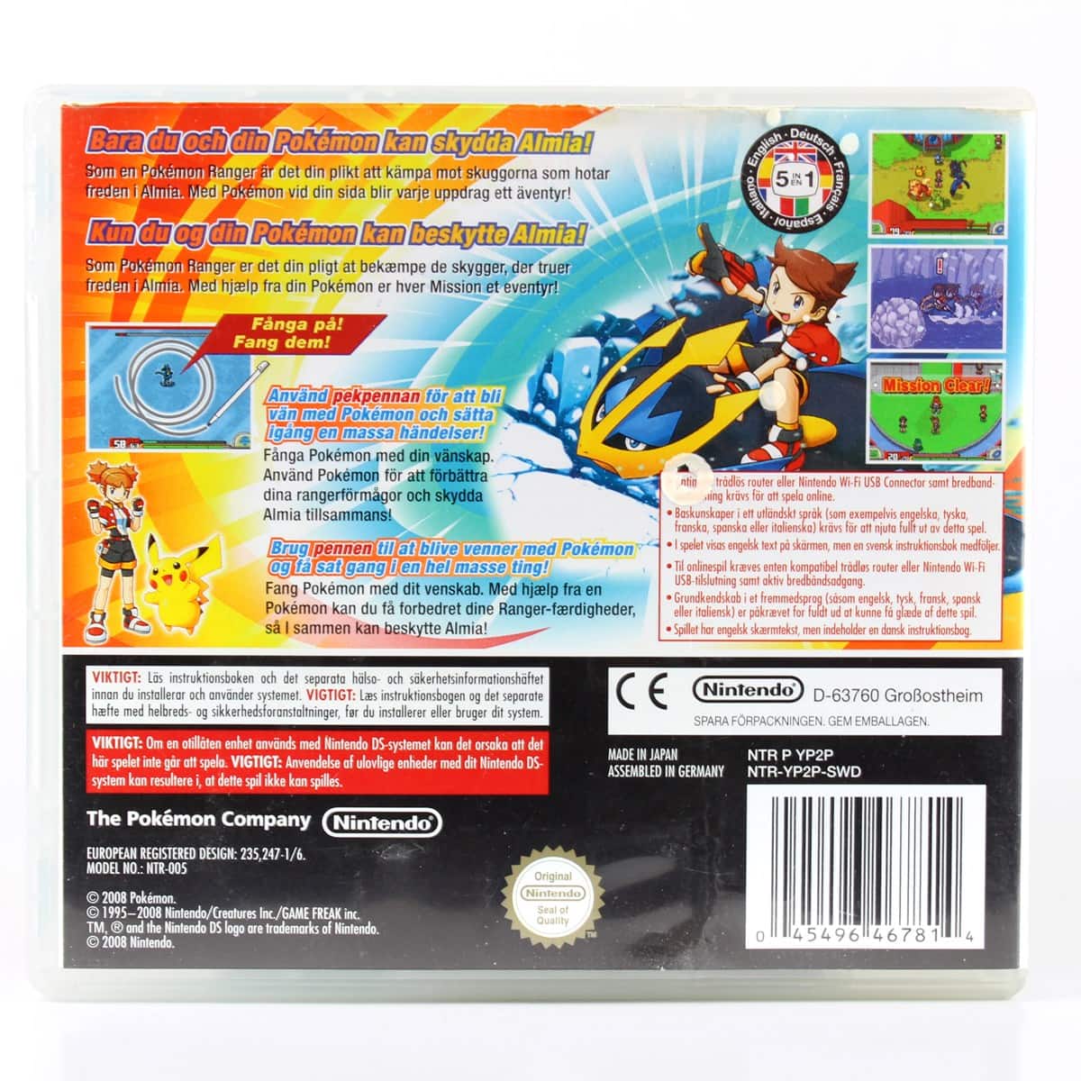 Pokémon Ranger Shadows of Almia (Nintendo DS) WTS Retro Køb her