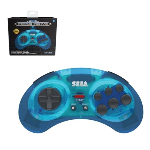 Retro-Bit SEGA Mega Drive Bluetooth Pad Blue