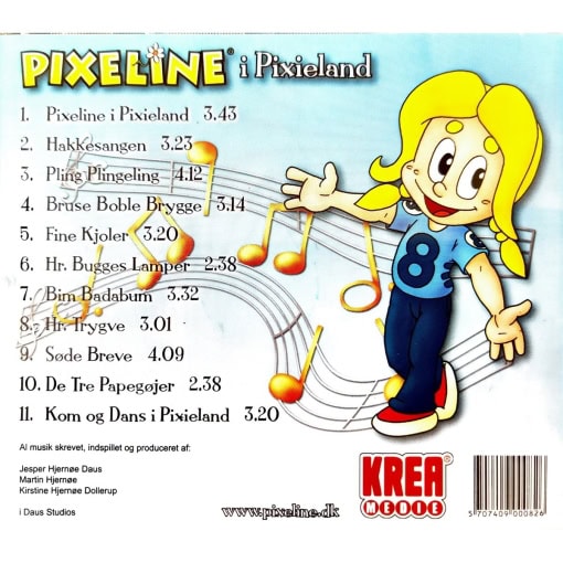 Pixeline i Pixieland - Musikken fra spillet (CD) - Image 2