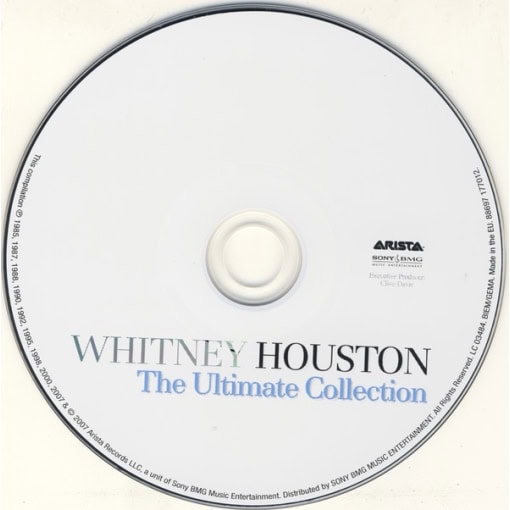 Whitney Houston ‎– The Ultimate Collection (Løs CD, 1997)