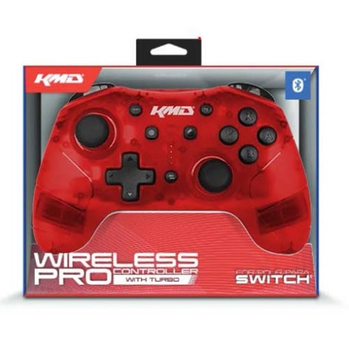 KMD Switch Pro Wireless Controller Red - Image 2