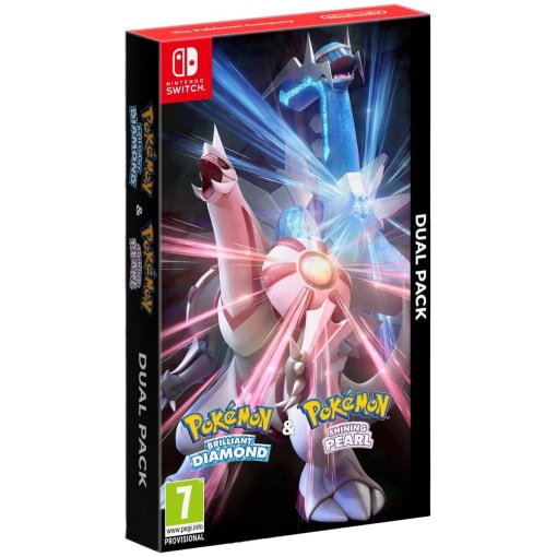 Pokémon Brilliant Diamond & Pokémon Shining Pearl Dual Pack (Nintendo Switch) - MED STEELBOOK