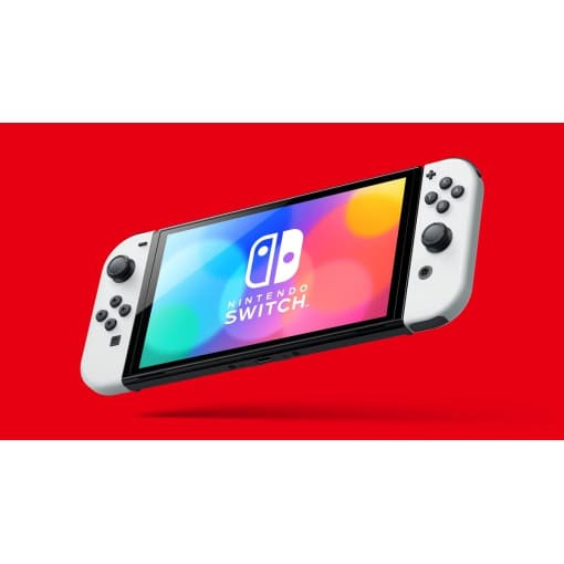 Nintendo Switch OLED model - White (Brugt) - Image 5