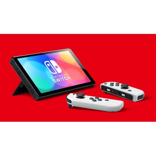 Nintendo Switch OLED model - White (Brugt) - Image 6