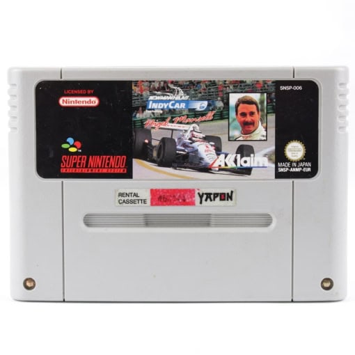 Newman/Haas IndyCar featuring Nigel Mansell (SNES - Yapon Rental Cassette)