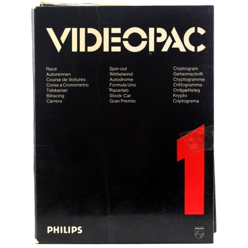 Philips Videopac 1: Race, Spin-out & Cryptogramm