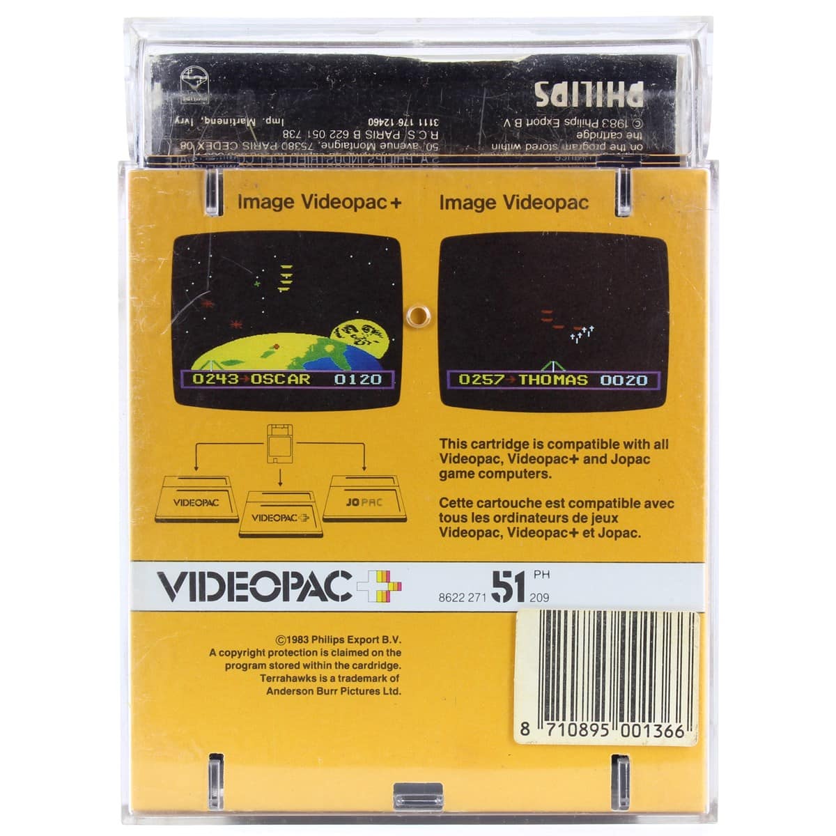 Videopac 14 Duel Gunfighter Philips Jopac Rradiola Brandt Odyssey