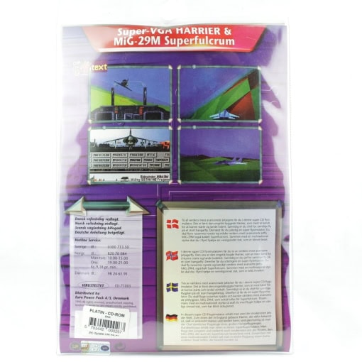 Super-VGA Harrier + MiG-29M Super Fulcrum (PC/DOS, CD, Euro Power Pack) - Image 2