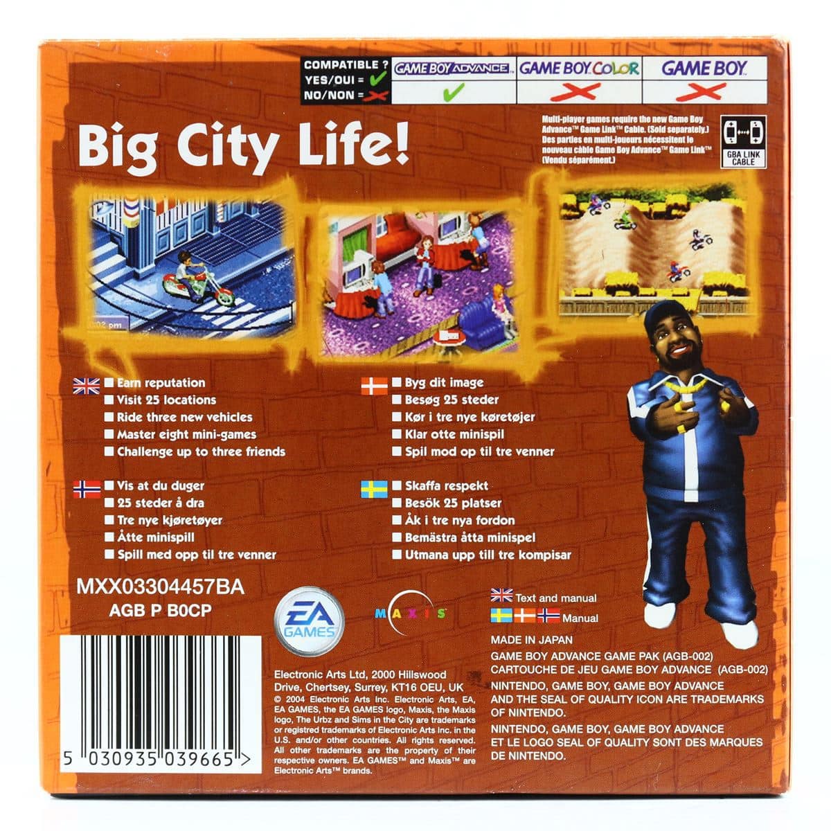 The Urbz Sims in the City (Game Boy Advance) WTS Retro Køb her