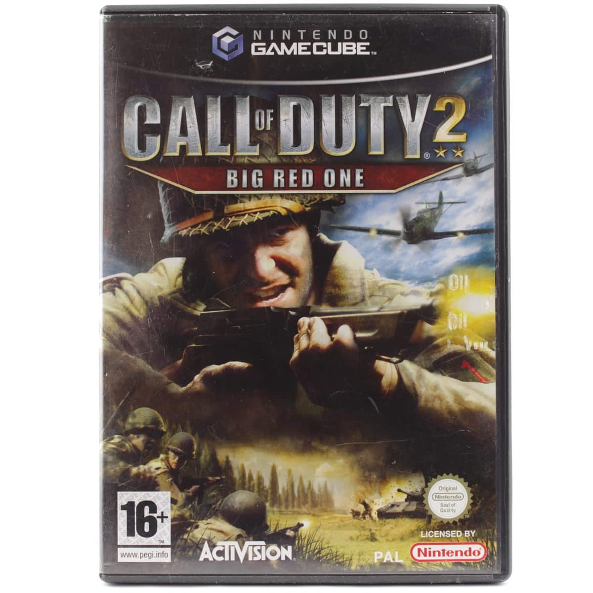 Call of Duty 2 Big Red One (Nintendo GameCube) u. manual WTS Retro