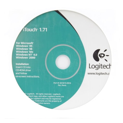 Logitech iTouch 1.71 Driver CD (PC, Løs CD)