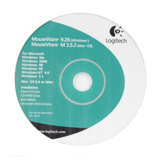 Logitech MouseWare Driver CD (PC, Løs CD)