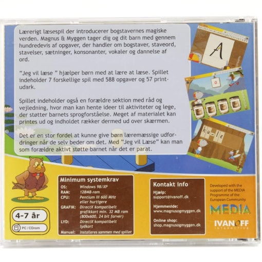 Magnus & Myggen: Jeg Vil Læse (PC, Jewelcase) - Image 2