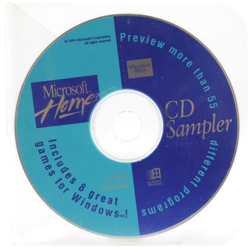 Microsoft Home - CD Sampler (PC, Løs CD)