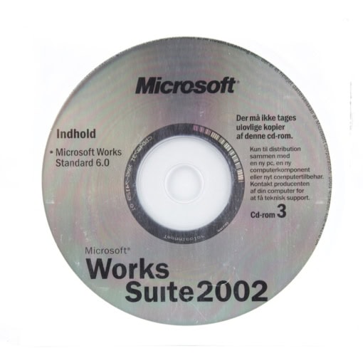 Microsoft Works Suite 2002 (PC, Dansk, Løs CD'er) - Image 3