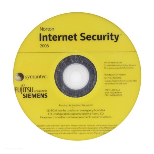 Norton Internet Security 2006 (PC, Løs CD)