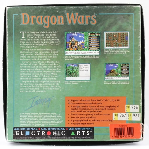 Dragon Wars (C64, Disk) - Image 2