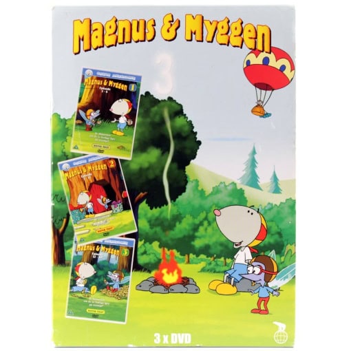 Magnus & Myggen (3-pack DVD - Dansk tale)