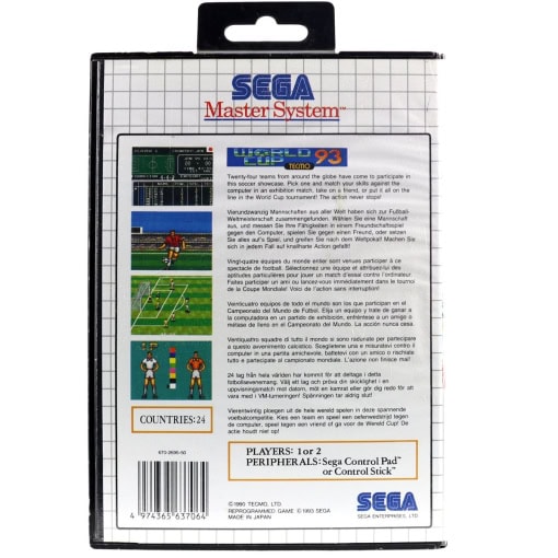 Tecmo World Cup ’93 (SEGA Master System) - Image 2
