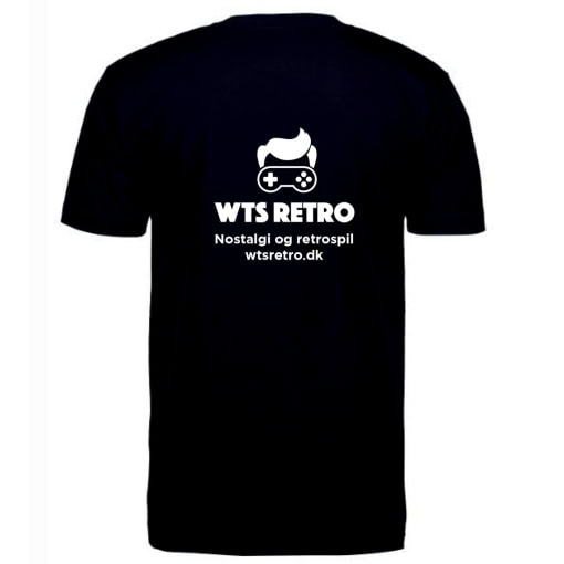 WTS Retro Promo T-Shirt med logo (Sort) - Image 2