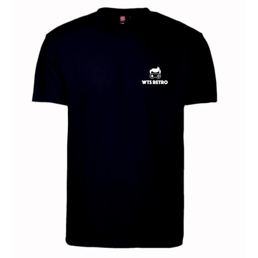 WTS Retro Promo T-Shirt med logo (Sort)