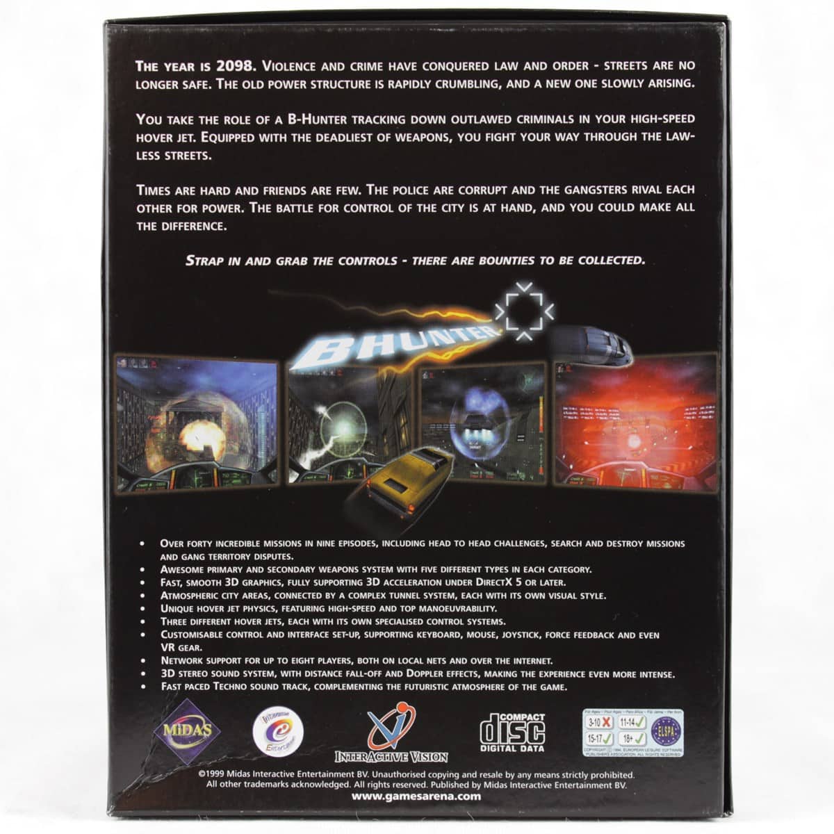 Jeu PC Hunter Hunted - Big Box (boîte Grande Taille) - Bon état - Version Française