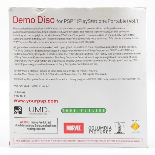 PSP Demo Disc Vol. 1 - Image 2