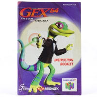 Gex 64: Enter The Gecko (N64 manual, EUR)