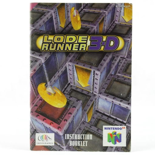 Lode Runner 3-D (N64 manual, EUR)
