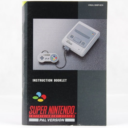 Super Nintendo Instruction Manual (SCN)