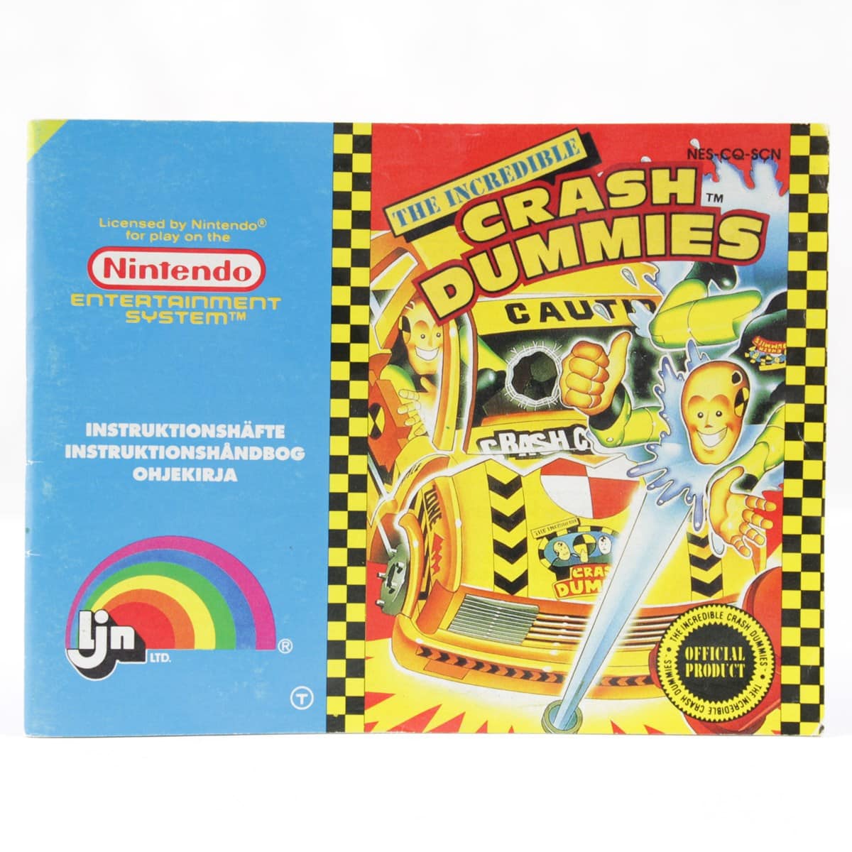 The Incredible Crash Dummies (NES manual, SCN) WTS Retro Køb her