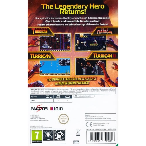 Turrican Flashback (Nintendo Switch) - Image 2