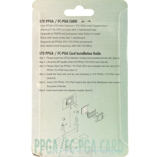 370 PPGA / FC-PGA CPU Adapter Card - Image 2