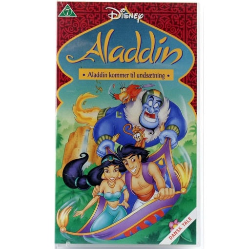 Aladdin kommer til undsætning - Disney (VHS - Dansk tale)