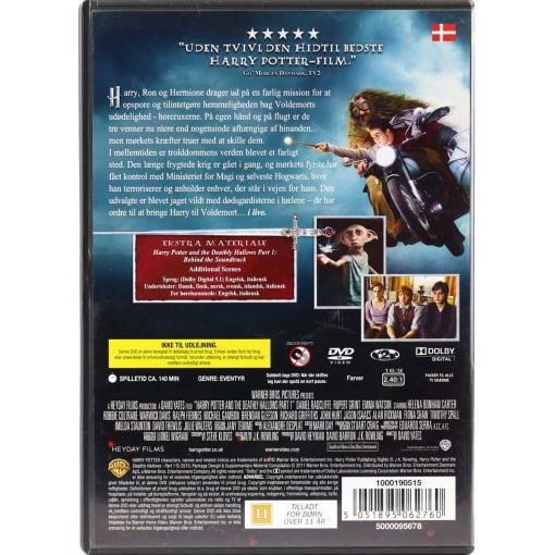 Harry Potter og Dødsregalierne - Del 1 (DVD, 2010) - Image 2