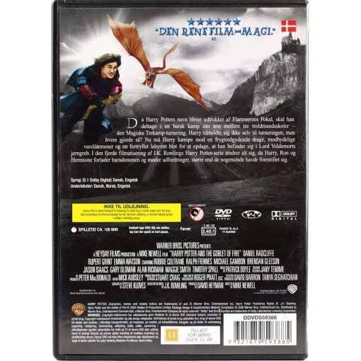 Harry Potter og Flammernes Pokal (DVD, 2005) - Image 2