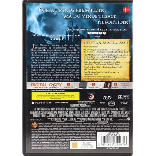 Harry Potter og Halvblodsprinsen - 2 Disc Special Edition (DVD, 2009) - Image 2