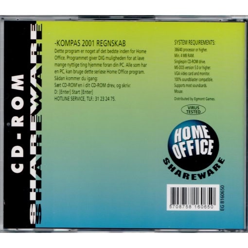 Home Office Vol. 33 - Kompass 2001 Regnskab (PC Jewelcase) - Image 2