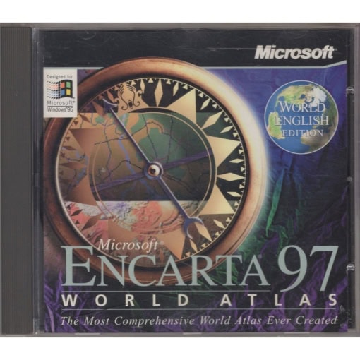 Microsoft Encarta 97 World Atlas (PC Jewelcase)