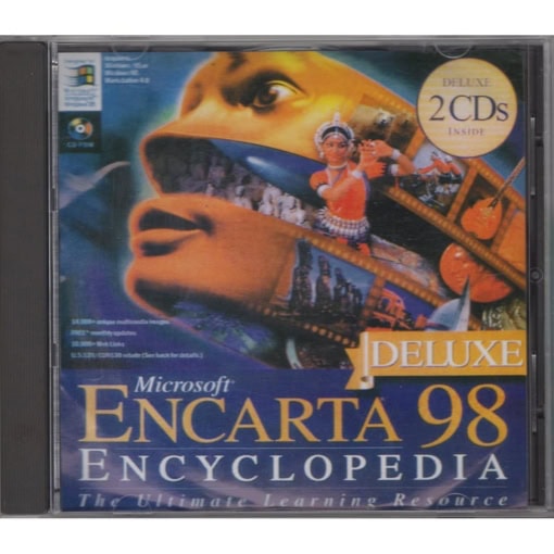 Microsoft Encarta 98 Encyclopedia Deluxe Edition (PC Jewelcase)