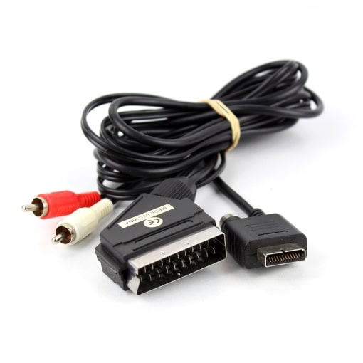 RGB Scart x 2 Audio Cable (PS1/PS2/PS3)
