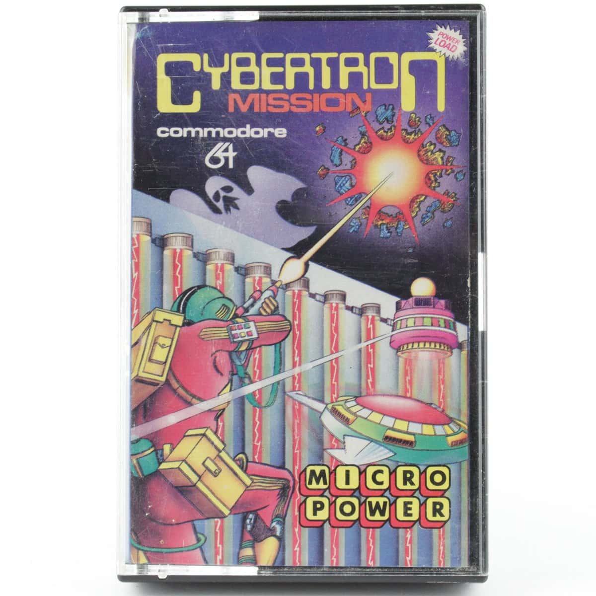 Jeu Tintin On The Moon - Commodore 64 / 128, Cassette, édition Byte Back - RARE, Comme Neuf