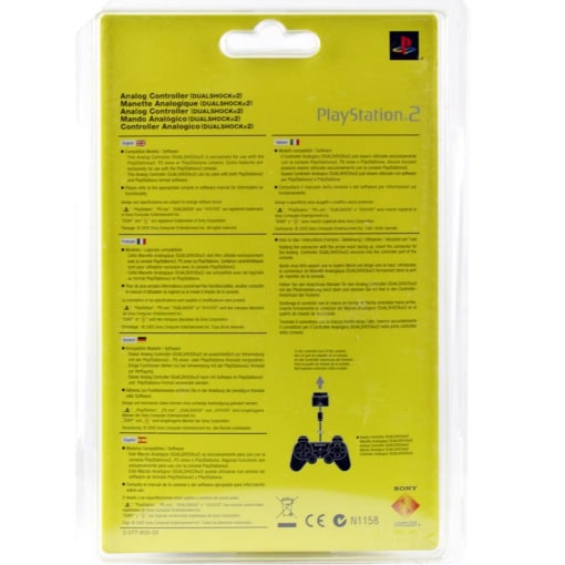 Sony PlayStation 2 DualShock 2 Controller Sort (Ny) - Image 4