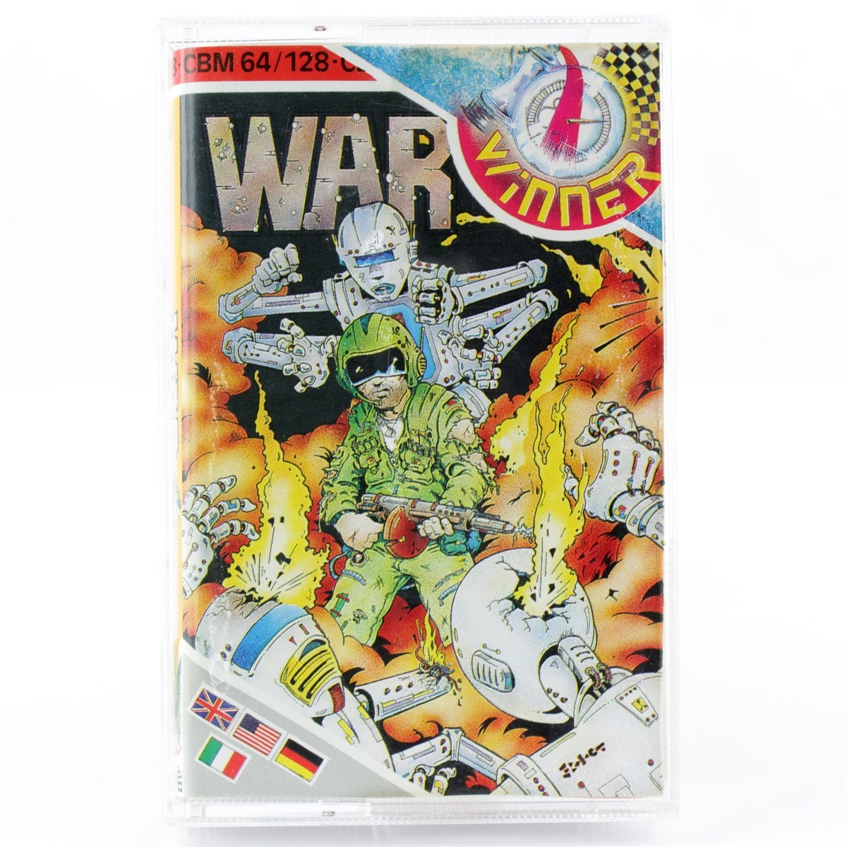 Comando Parachutiste Sur Commodore 64 - Cassette K7 Complète - Infogrames