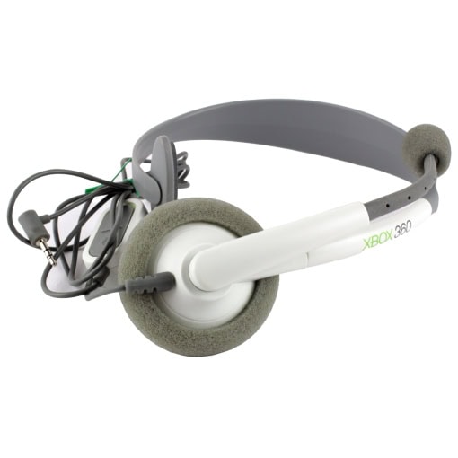 Microsoft Xbox 360 Headset med ledning (Hvid) - Image 3